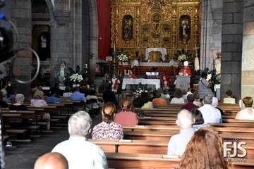 Eucaristía presidida por el obispo José Mazuelos y concierto de la Banda Municipal de Música por la festividad del Santo Cristo de Telde/Francisco Javier Santana.